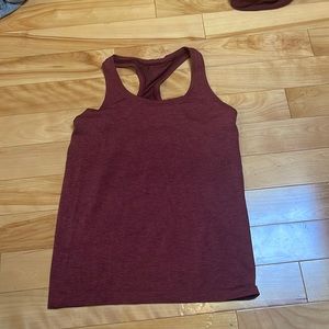 Maroon lululemon swiftly tech racerback